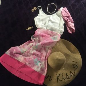 Vintage 90’s Delias Tropical Flower Skirt